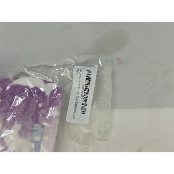 Doctor Unicorn Soft Unicorn Purple No Hooded Bathrobe Sleepwear 4T-5T - Picture 2 of 5